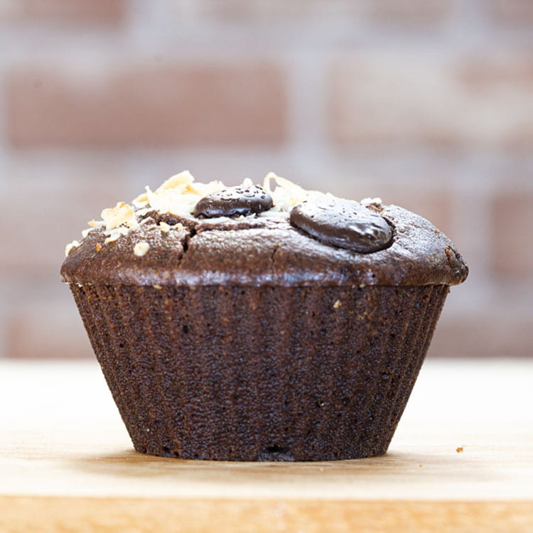 道産ジャガイモの生チョコレートマフィン