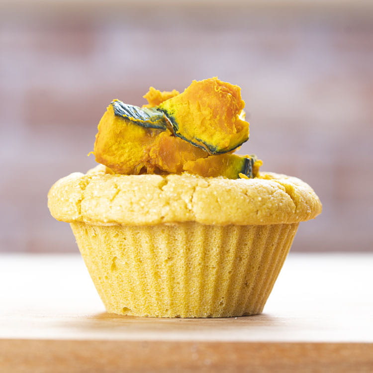 北海道恵庭産ほくほくカボチャそのまま山盛りマフィン