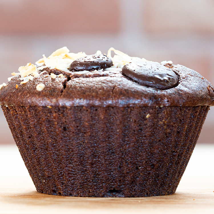 道産ジャガイモの生チョコレートマフィン