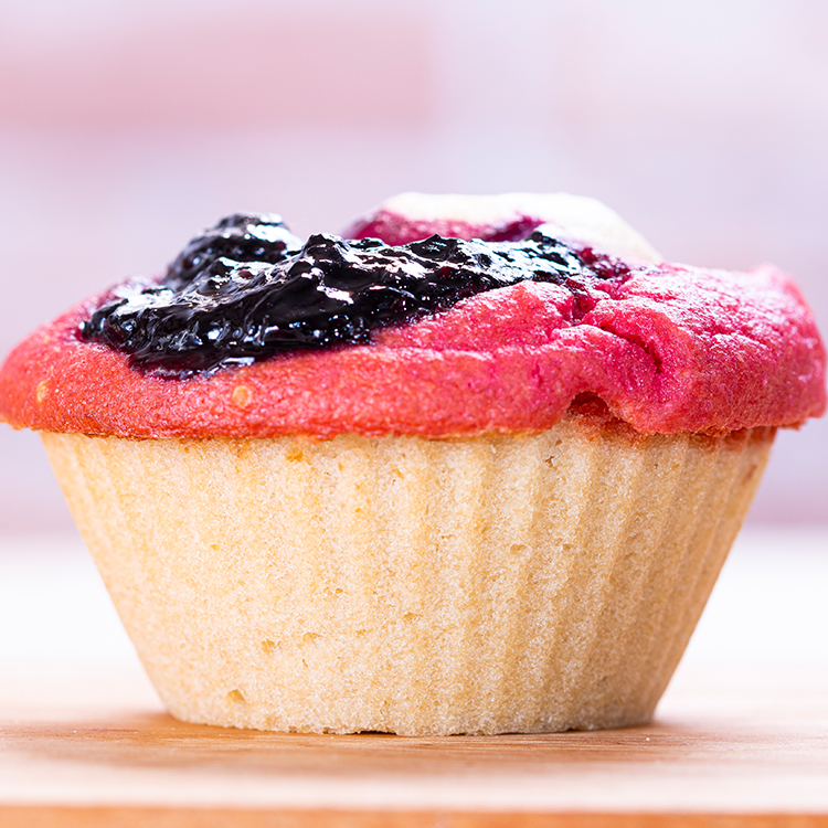 北海道千歳産ハスカップとソイチーズのマフィン